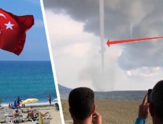 На пляжи Анталии обрушился торнадо: 6 туристов пострадали