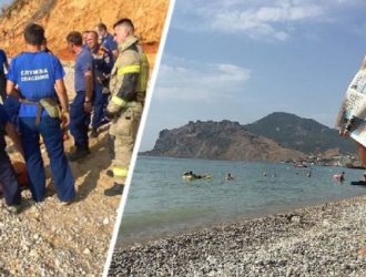2 туриста чуть не погибли на нудистском пляже в Крыму